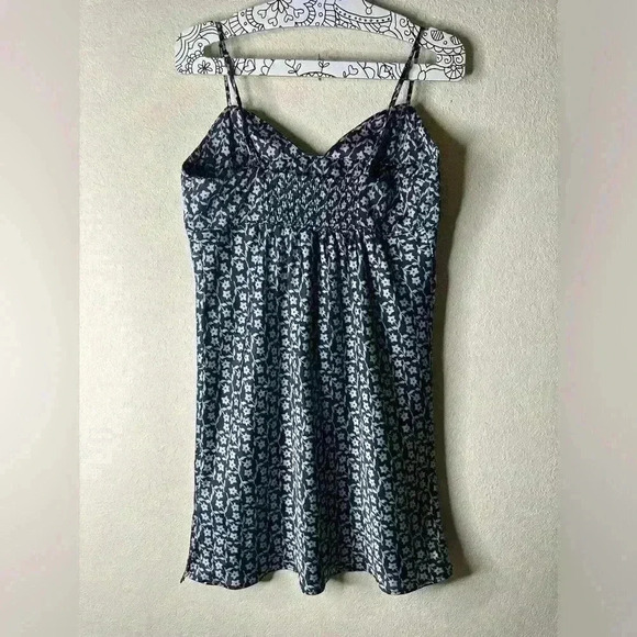 Free People On Our Radar Slip Dress Navy Combo size Medium - Picture 3 of 8